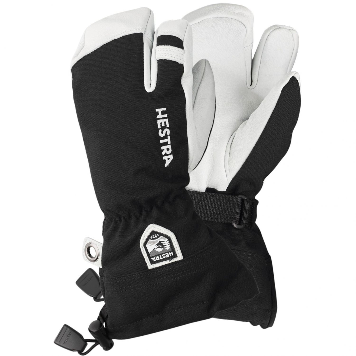 Hestra Army Leather Heli 3-finger Skihansker