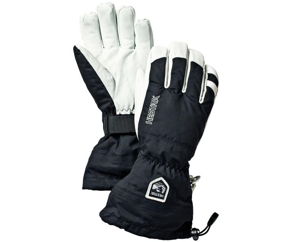 Army Leather Heli Ski 5-Finger Gloves