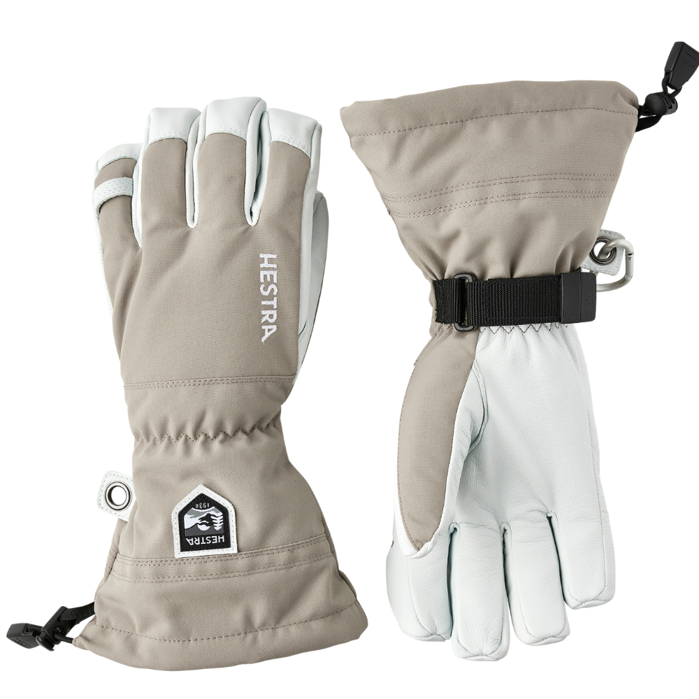 Army Leather Heli Ski 5 Finger Unisex Khaki