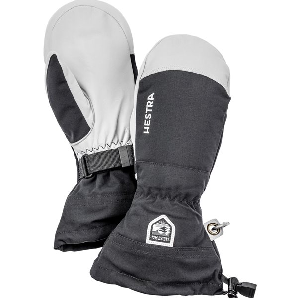 Army Leather Heli Ski Mittens