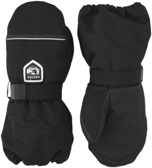 Baby's Wool Terry Mitt Svart