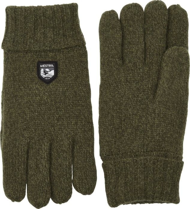 Basic Wool Glove Oliv