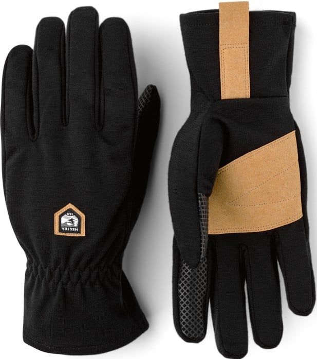 Merino Windwool Liner Glove Svart