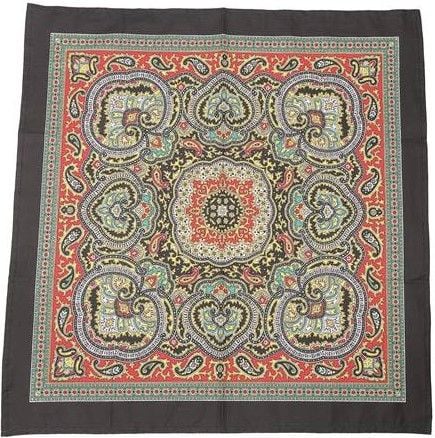 Snusnäsduk Paisley Black