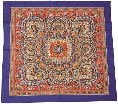 Snusnäsduk Paisley Marine Blue