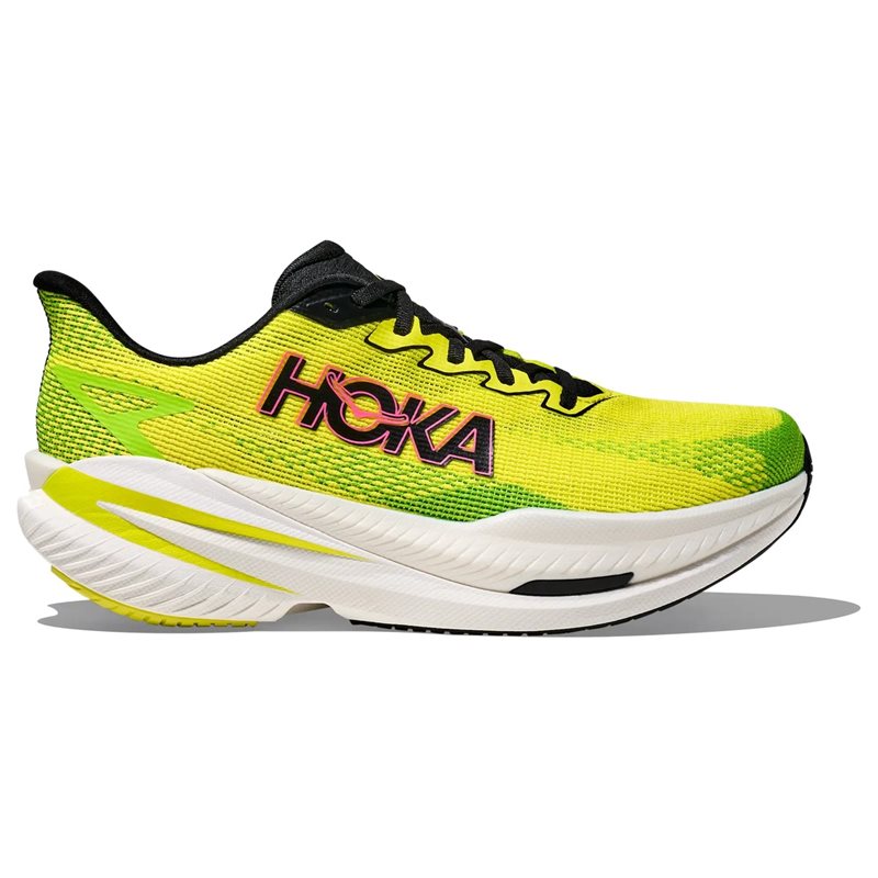 Men's Mach X 3 Wide Neon Hoka Citrus/Neon Lime