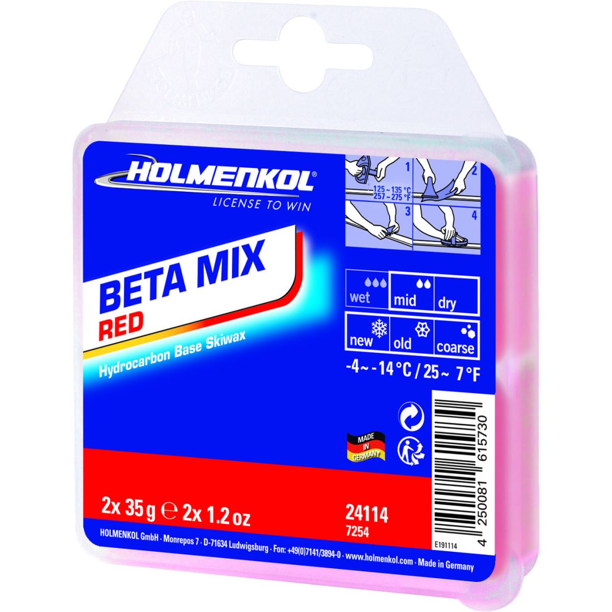 Holmenkol Beta Mix Red