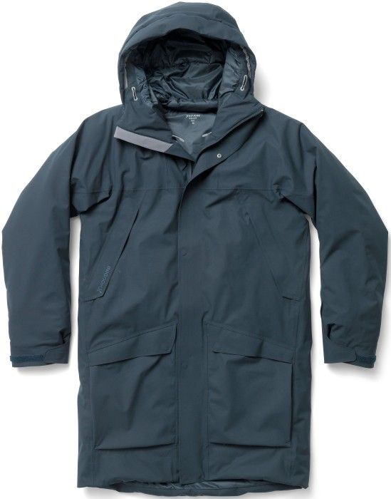 M's Fall Parka Blue Illusion