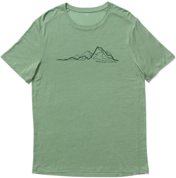 M's Tree Message Tee Ginkgo Green