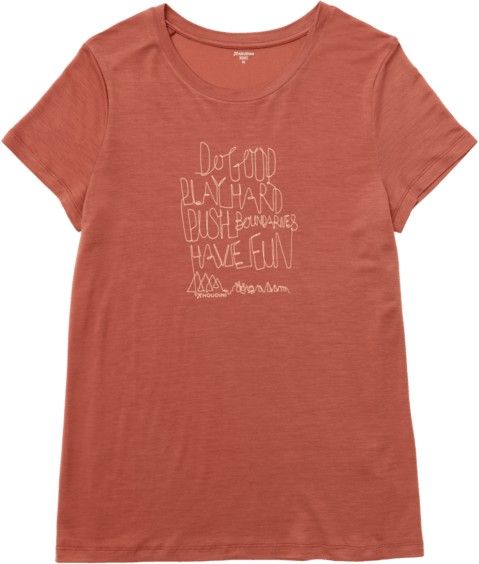 W's Tree Message Tee Desert Rock Red