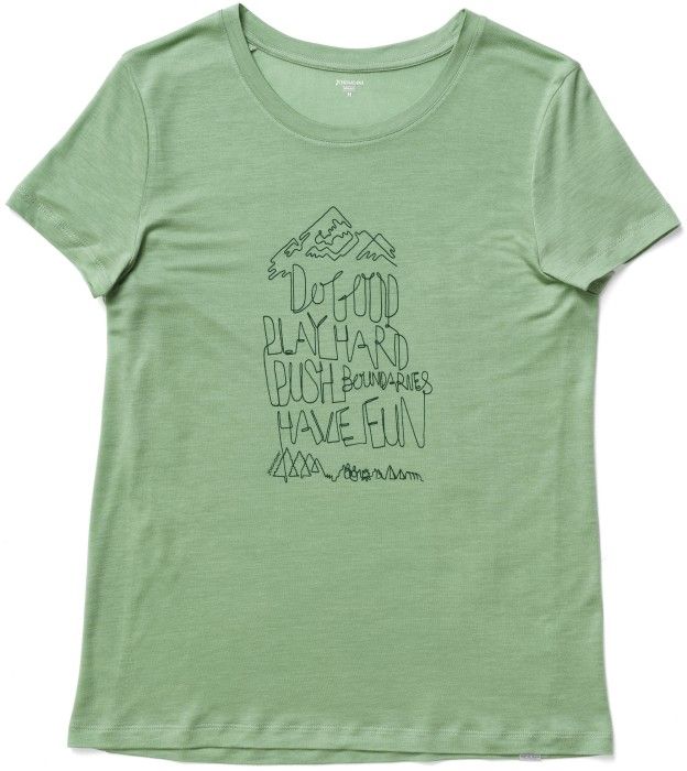 W's Tree Message Tee Ginkgo Green
