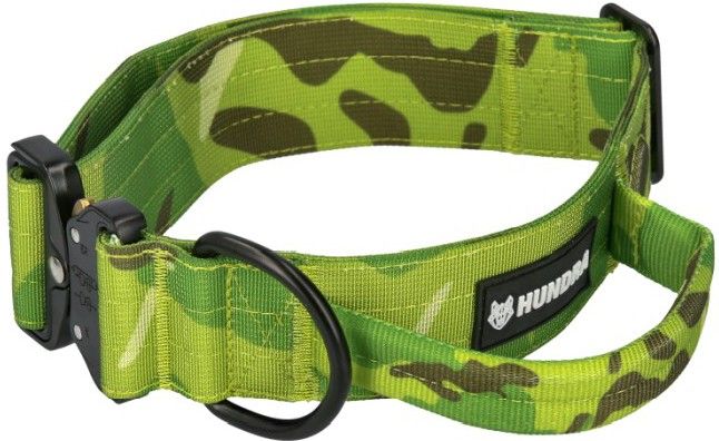 Tactical Dog Collar With Handle Camo