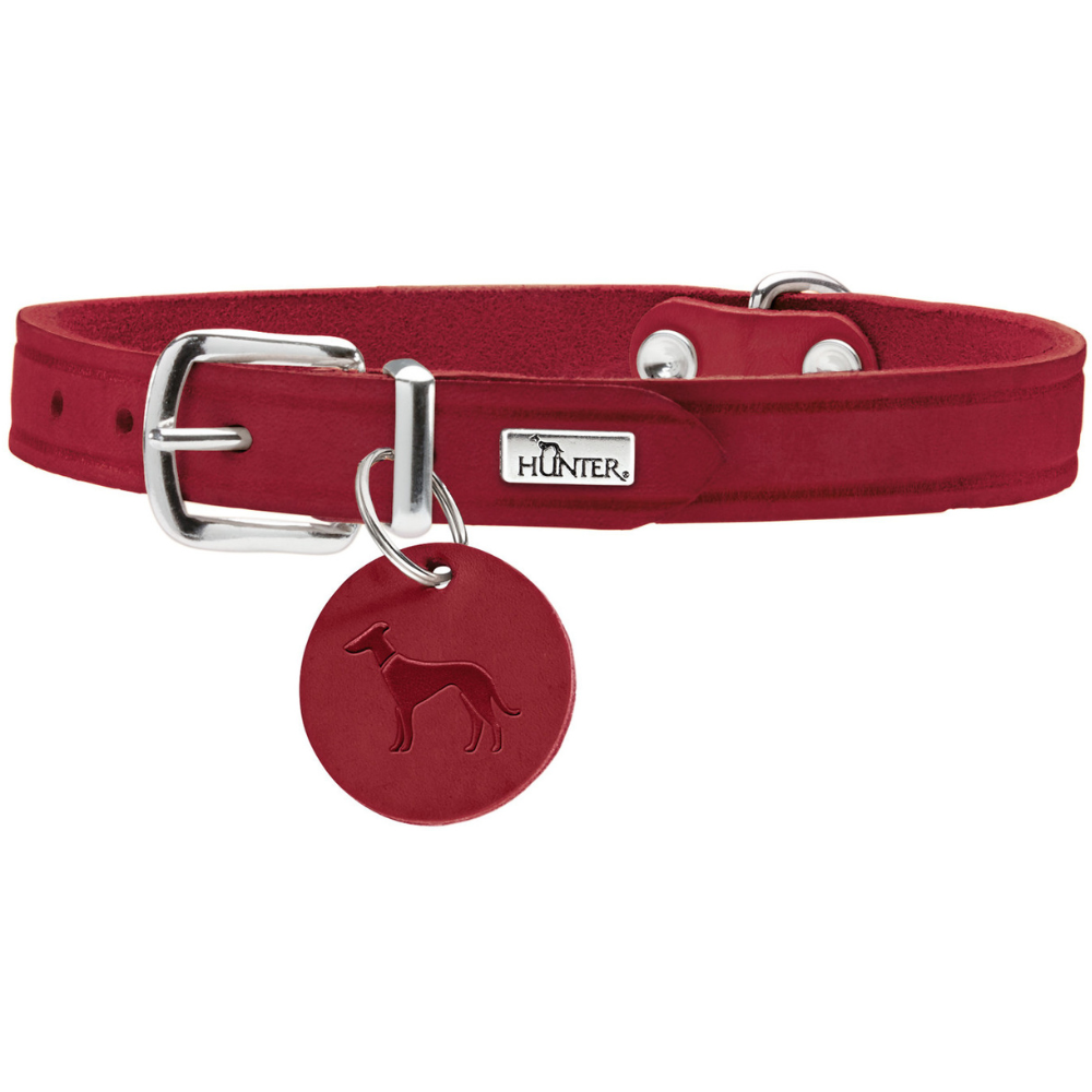 Collar Aalborg 60/L Leather Red