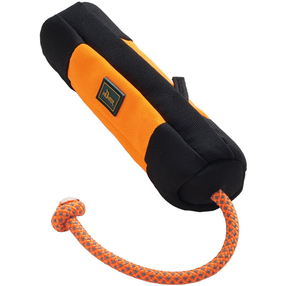 Dummy Trainer Snack with Rope Orange/Black