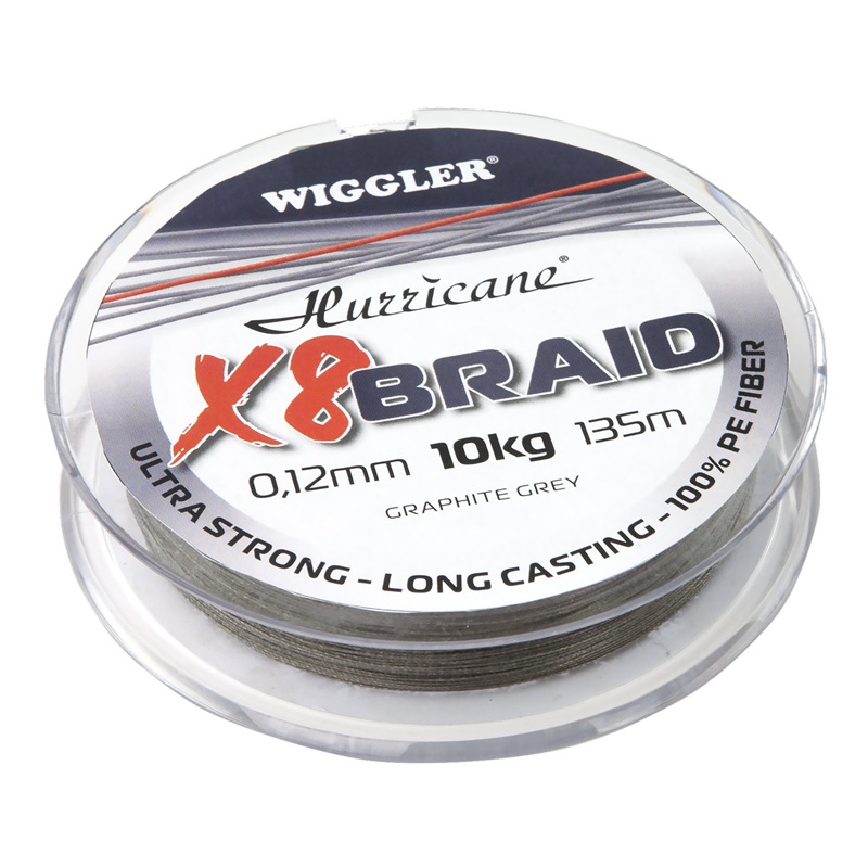 Hurricane X8 Braid Graphite Grey 0