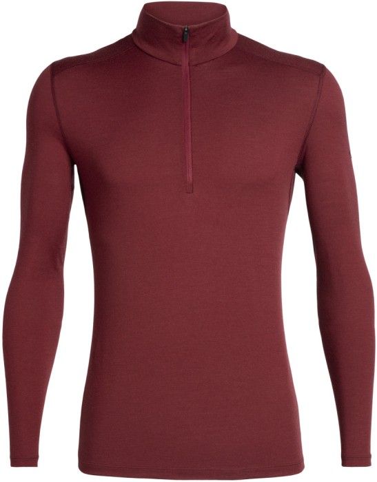 M's 200 Oasis LS Half Zip Cabernet