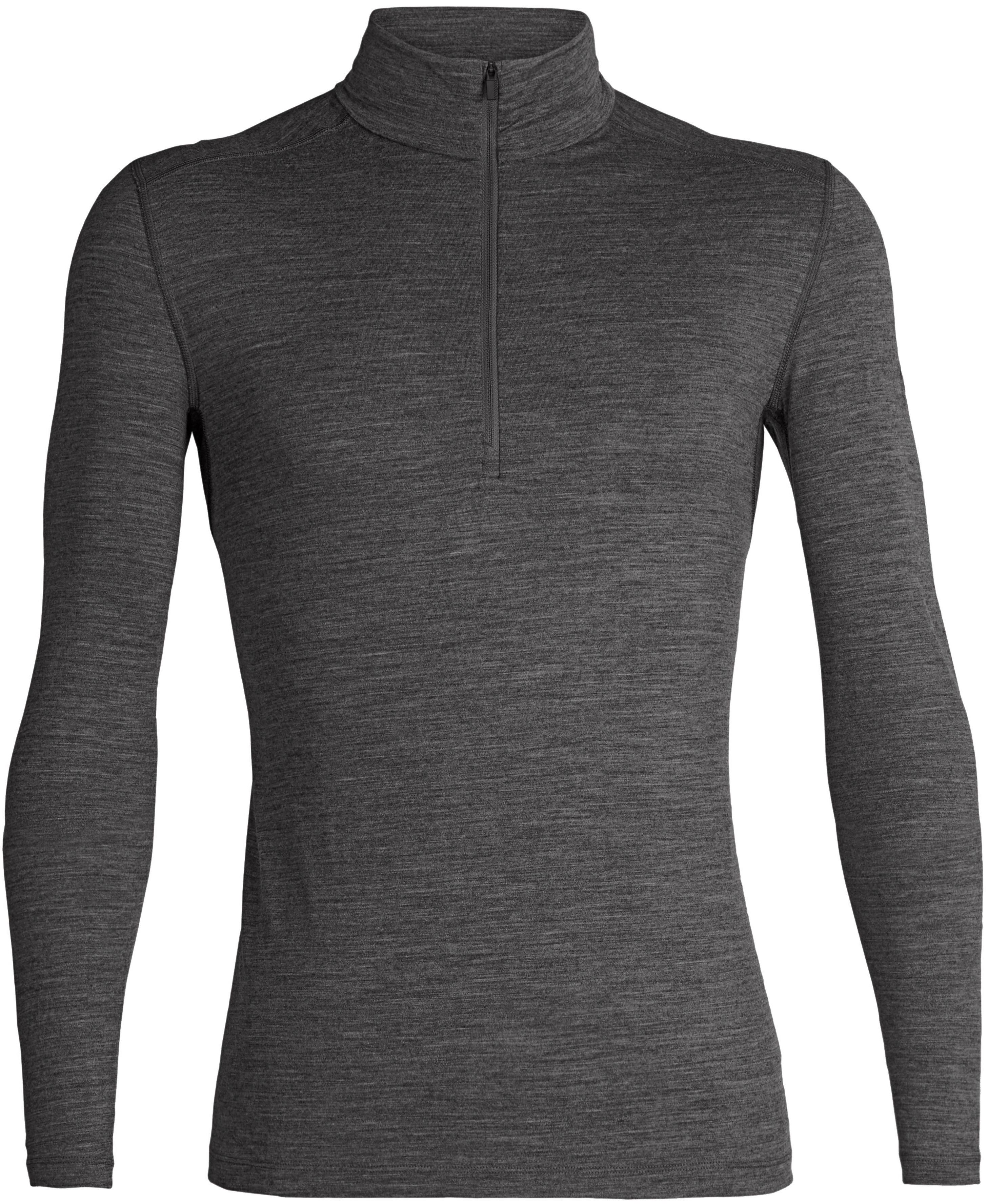 M's 200 Oasis LS Half Zip Gritstone Hthr