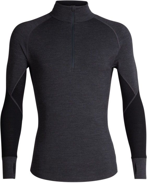 M's 260 Zone LS Half Zip Jet HTHR/Black