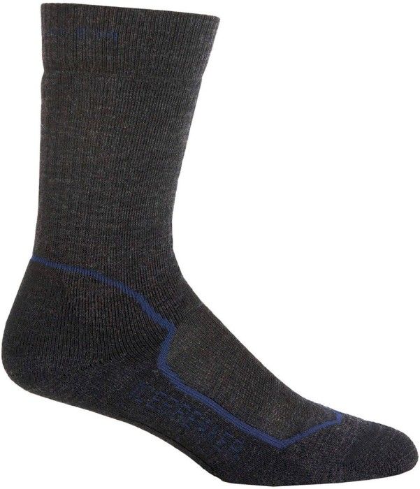 M's Hike+ Medium Crew Jet Hthr/Planet/Black