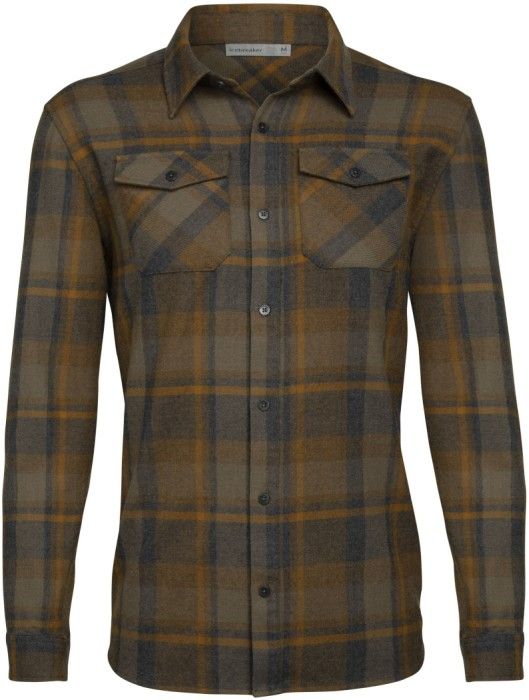 M's Lodge Flannel Shirt Jet/Driftwood