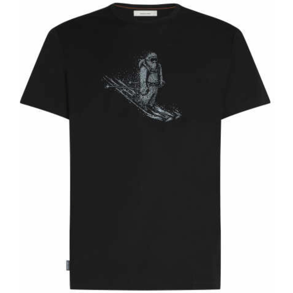 M's Merino 150 Tech Lite SS Tee Skiing Yeti Black