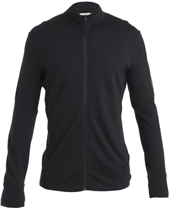 M's Merino 260 Quantum IV LS Zip Black