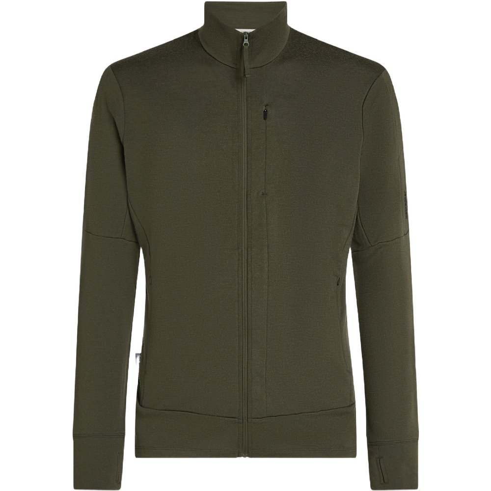 M's Merino 260 Quantum Iv Ls Zip Dk Loden