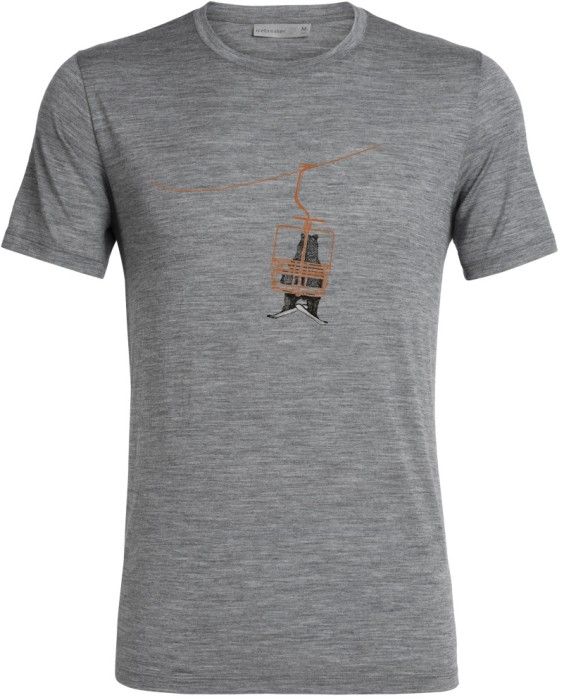 M's Tech Lite II SS Tee Bear Lift Gritstone Hthr