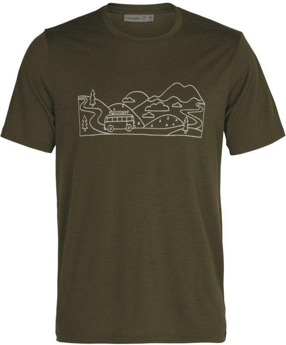 M's Tech Lite II SS Tee Combi Ski Trip Loden