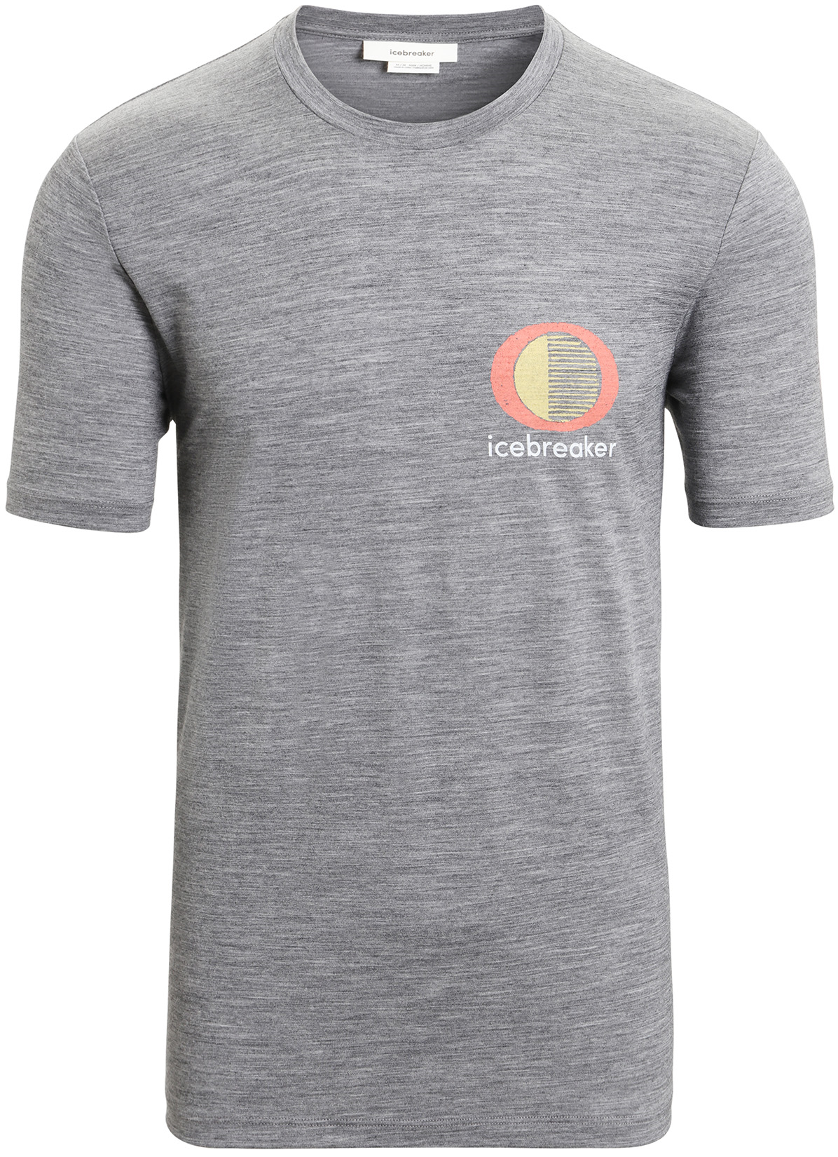 M's Tech Lite II SS Tee Gritstone Heather Spring Glow