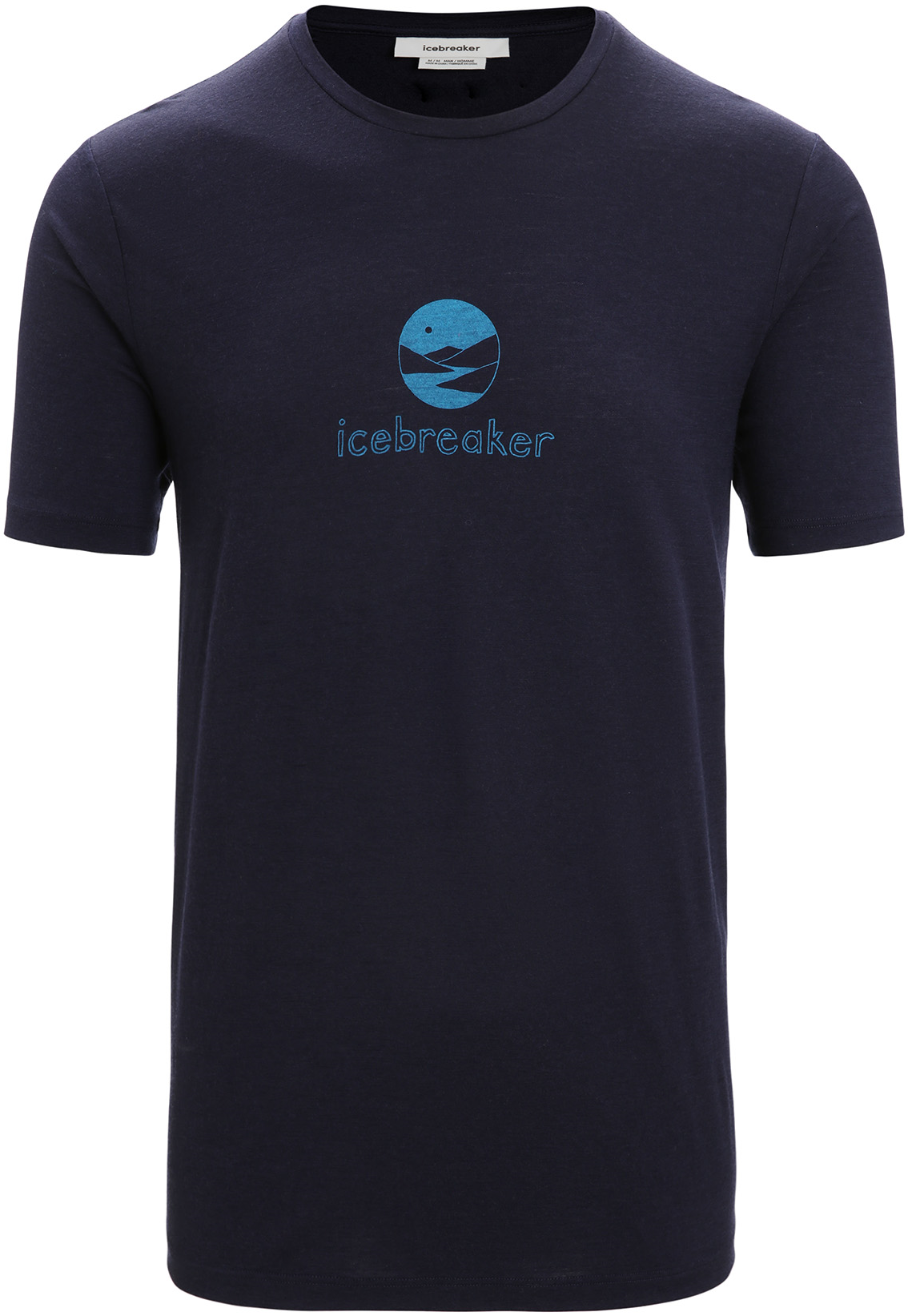 M's Tech Lite II SS Tee Midnight Navy/Essential Logo