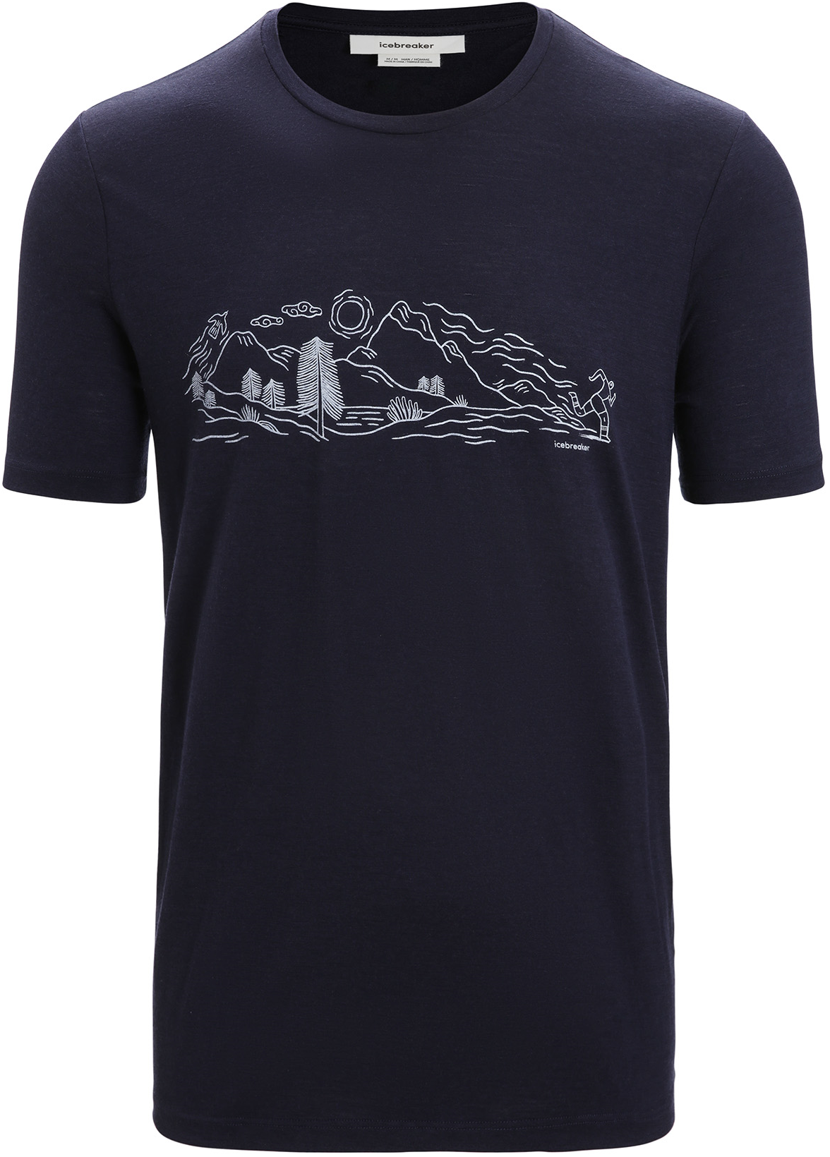M's Tech Lite II SS Tee Midnight Navy/Nature Sprint