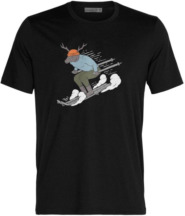 M's Tech Lite II SS Tee Ski Rider Black