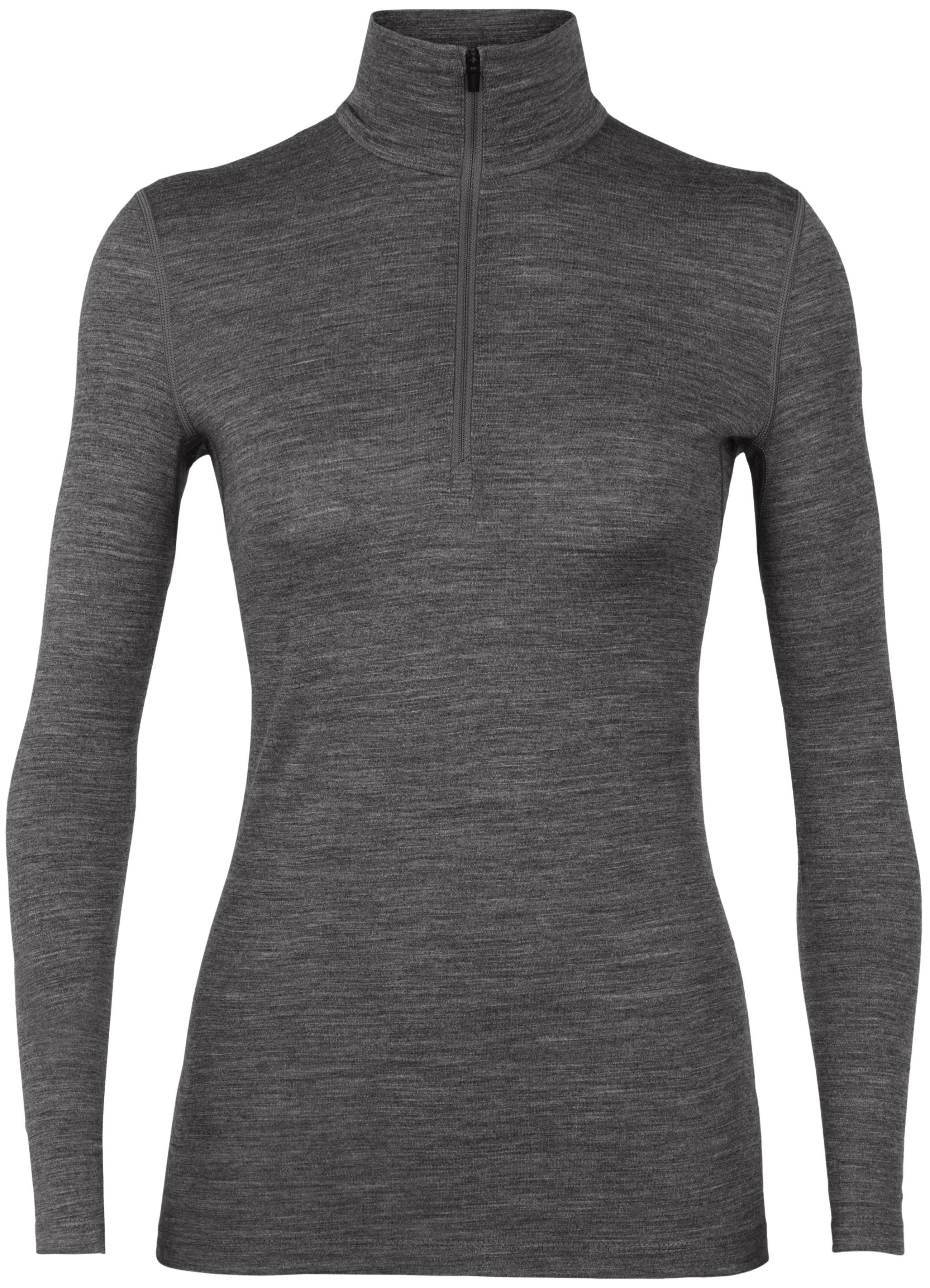 W's 200 Oasis LS Half Zip Gritstone Hthr