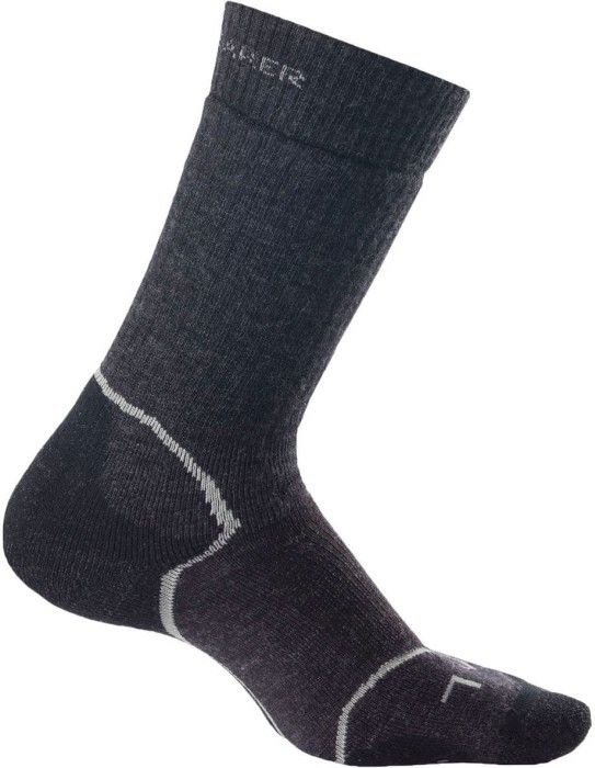 W's Hike+ Medium Crew Jet Hthr/Silver/Black