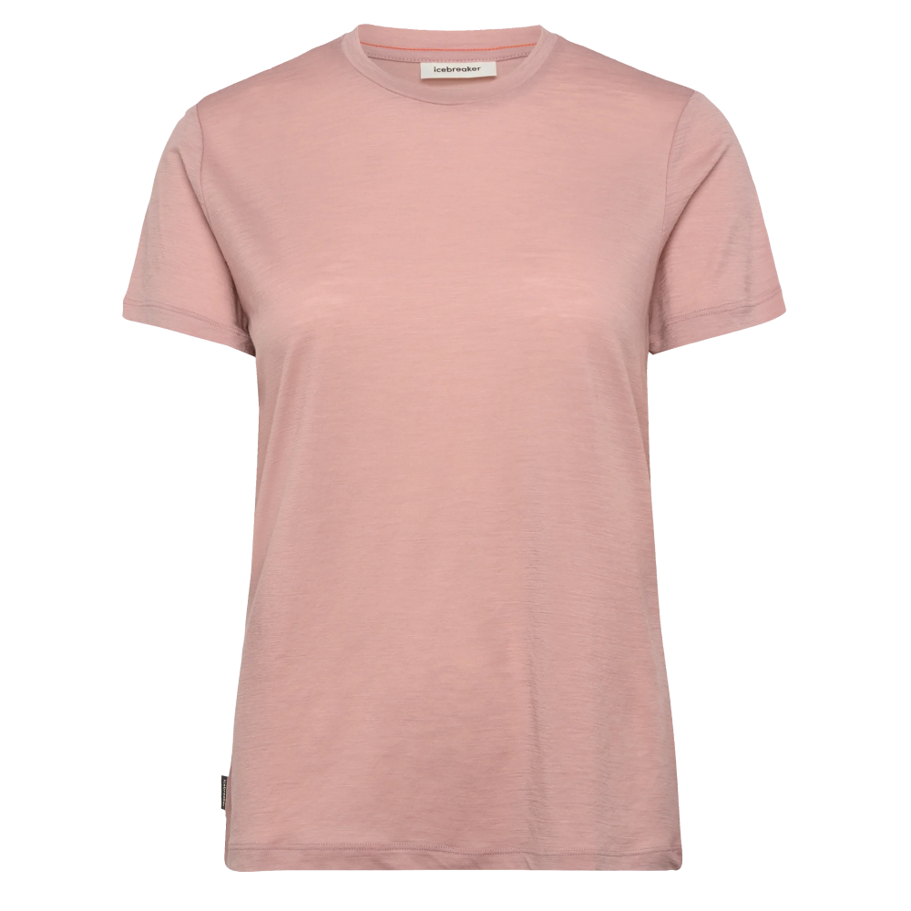 W's Merino 150 Tech Lite Ss Relaxed Tee Mtn Shift Pink Quartz