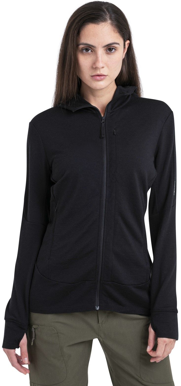 W's Merino 260 Quantum IV LS Zip Hoodie Black
