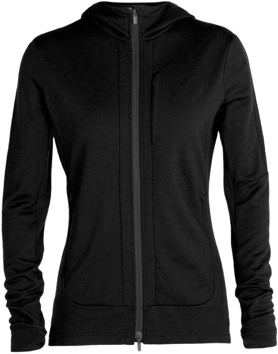 W's Quantum III LS Zip Hood Black