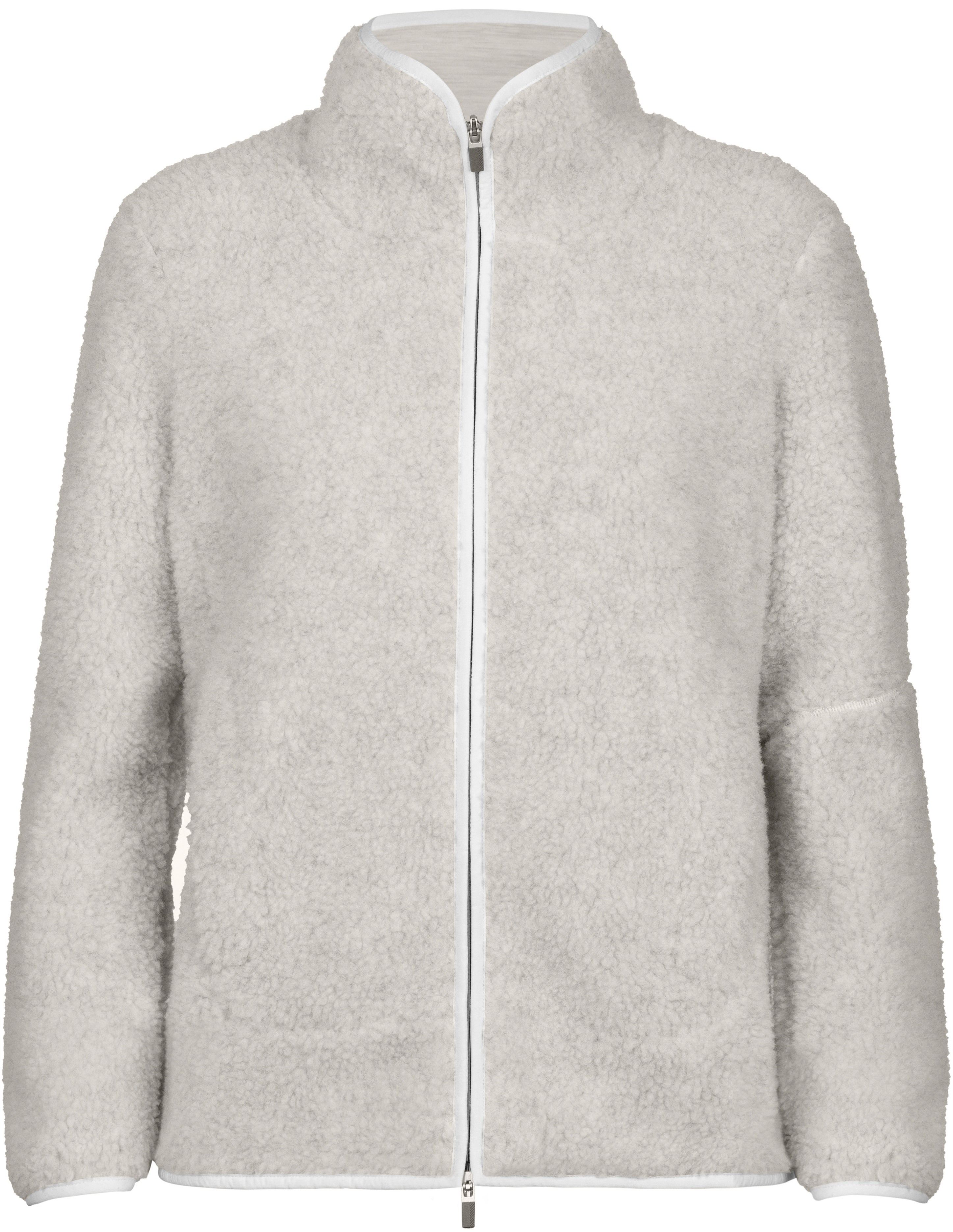 W's RealFleece Sherpa LS Zip Ecru Hthr/Snow