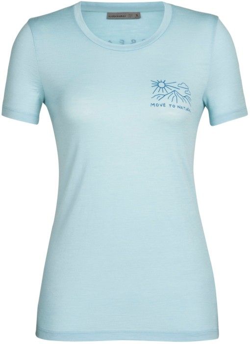 W Tech Lite II SS Tee Lake Haze Mountain