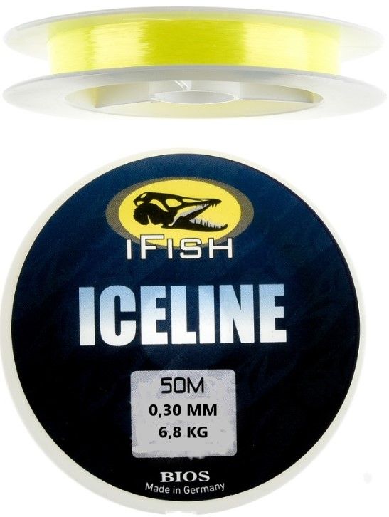 Iceline 50m 0,30mm Gul