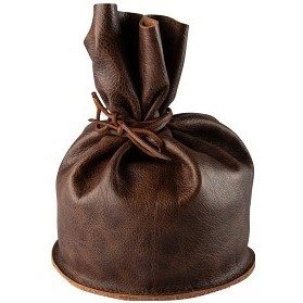 Läderpåse för kaffepanna