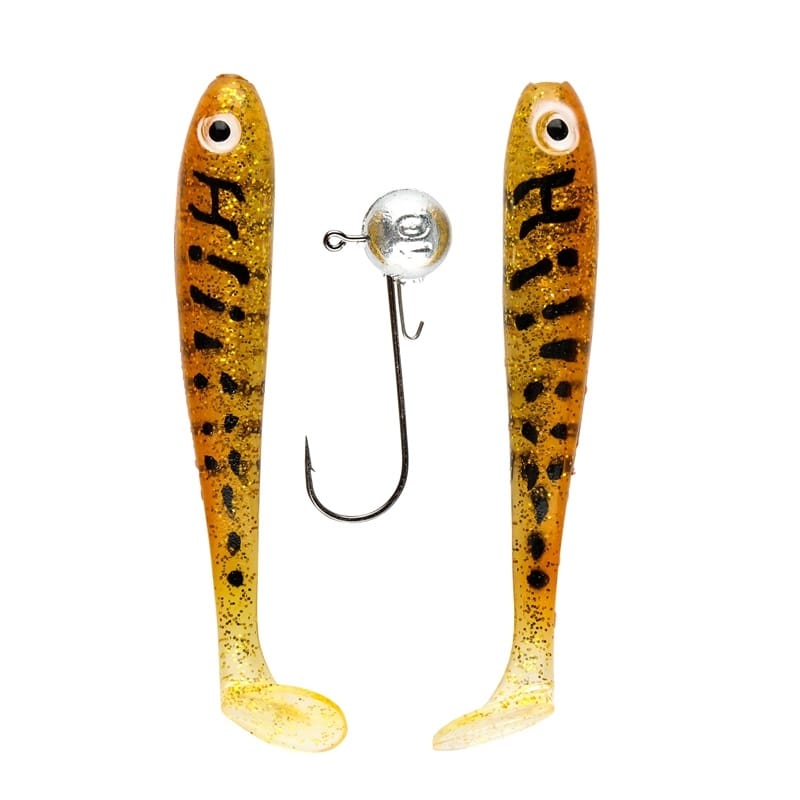 IFISH The Demon Shad 10cm 2-pack including Jig Head - Motoroil