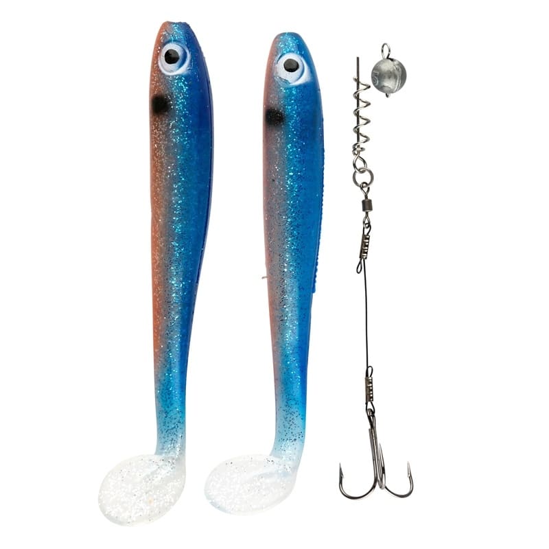 IFISH The Demon Shad 15cm 2-pack including Stinger - Ghost Blue