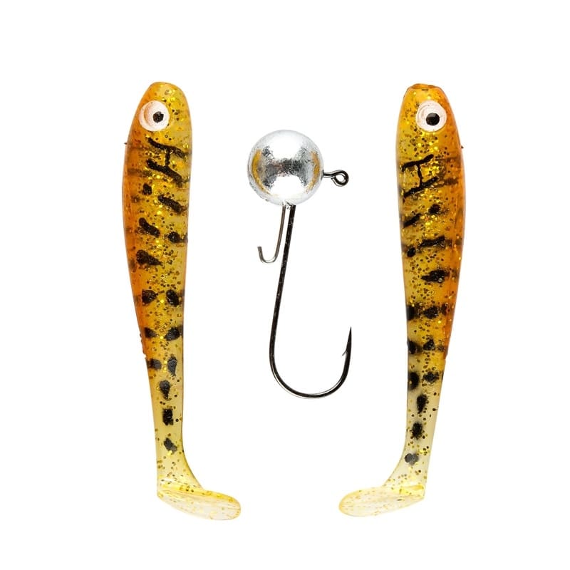 IFISH The Demon Shad 7cm 2-pack including Jig Head - Motoroil