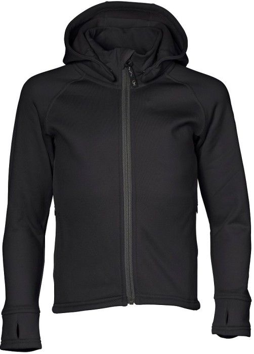Panda Hoodie Kids Black