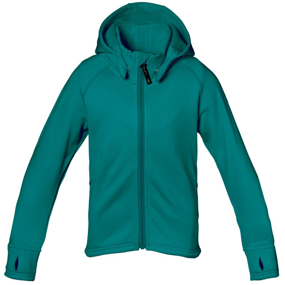 Panda Hoodie Kids Emerald Green