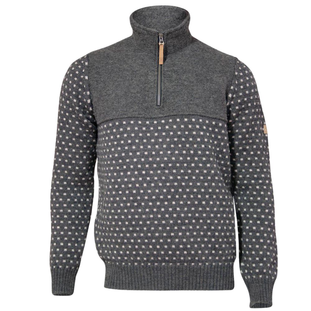 Sverre Half Zip Grey