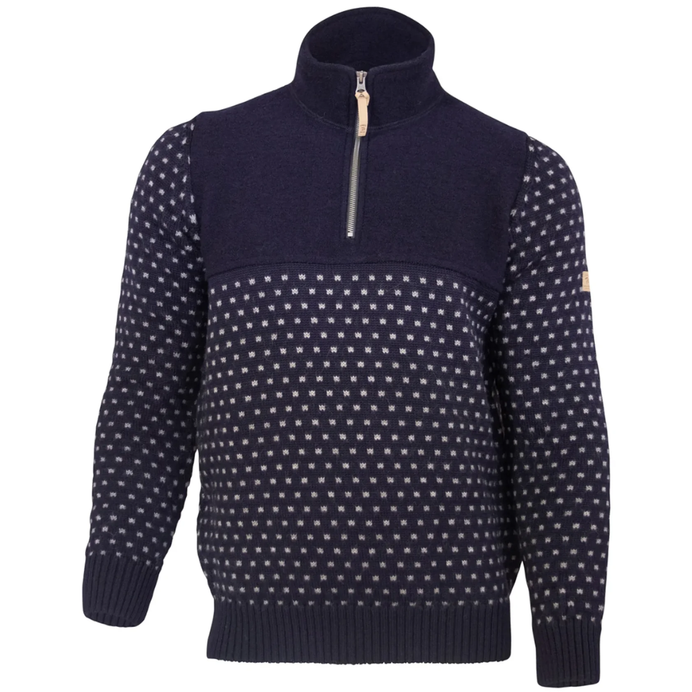 Sverre Half Zip Navy