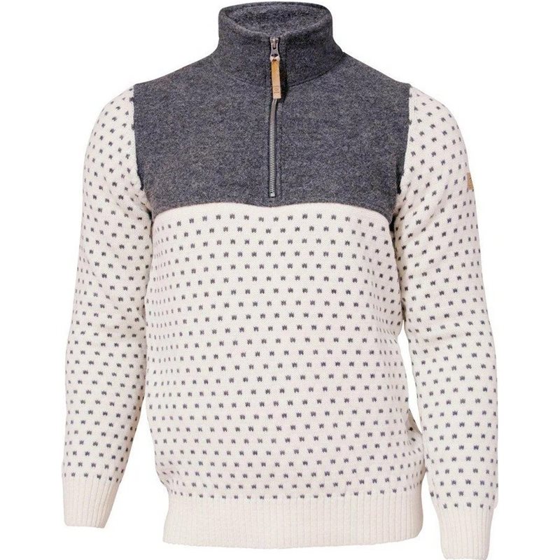 Sverre Half Zip Off White